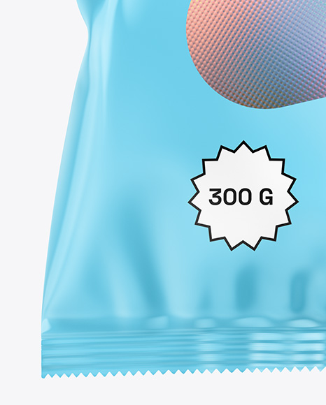 Glossy Snack Package Mockup