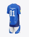 Soccer Kit Mockup - Half Side View