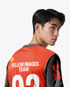 Asian Man Wearing Table Tennis Uniform Mockup
