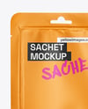 Matte Sachet Mockup