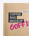 Coffee Bag Mockup – Front View