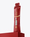 Glossy Stick Sachet Mockup