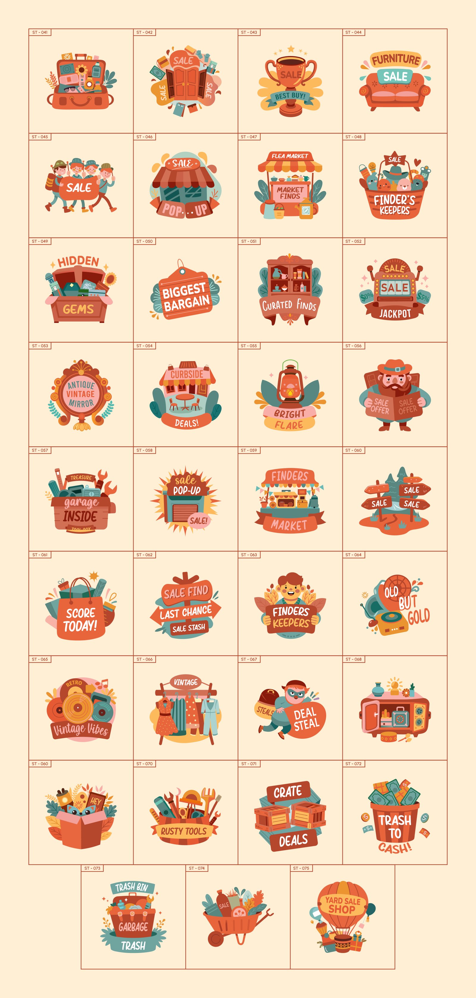 Garage Sale Stickers