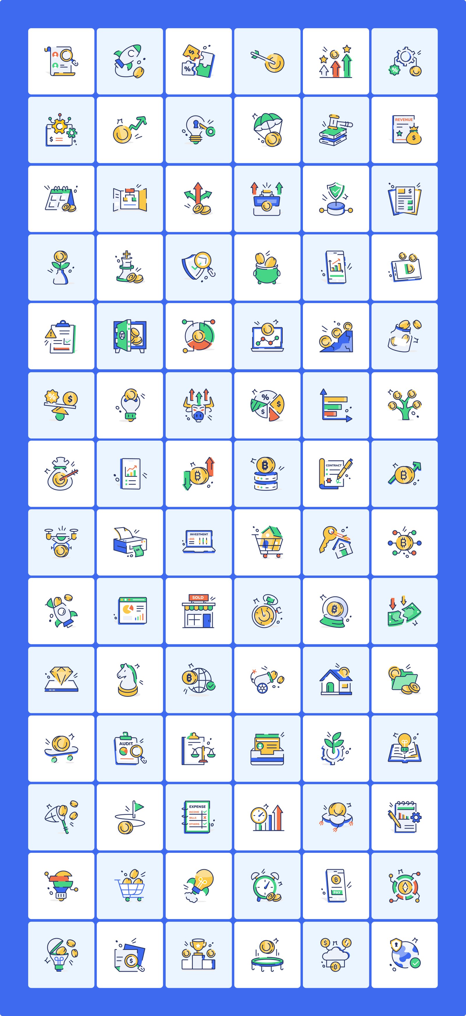 300 Finance and Operations Icons