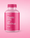 Plastic Pills Jar Mockup