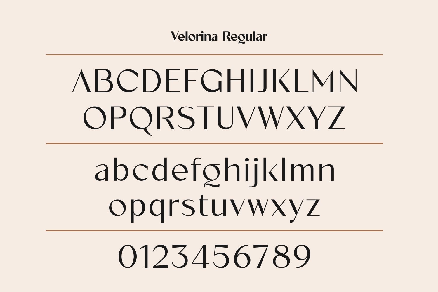 Velorina - Elegance Minimalist Font