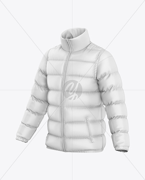 Glossy Down Jacket Mockup