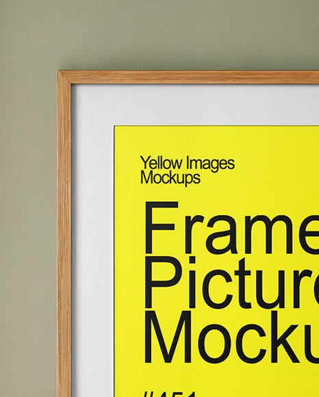 Framed Poster in a Room Mockup
