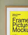 Framed Poster in a Room Mockup