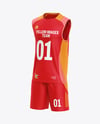 Training Sleeveless Kit Mockup - Half Side View