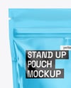 Glossy Stand-Up Pouch Mockup