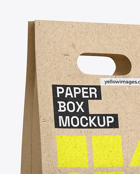 Kraft Paper Bag Mockup