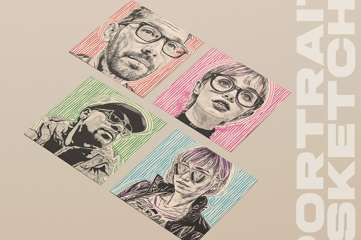 Portrait Sketch Photo Effects