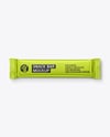 Metallic Snack Bar Mockup