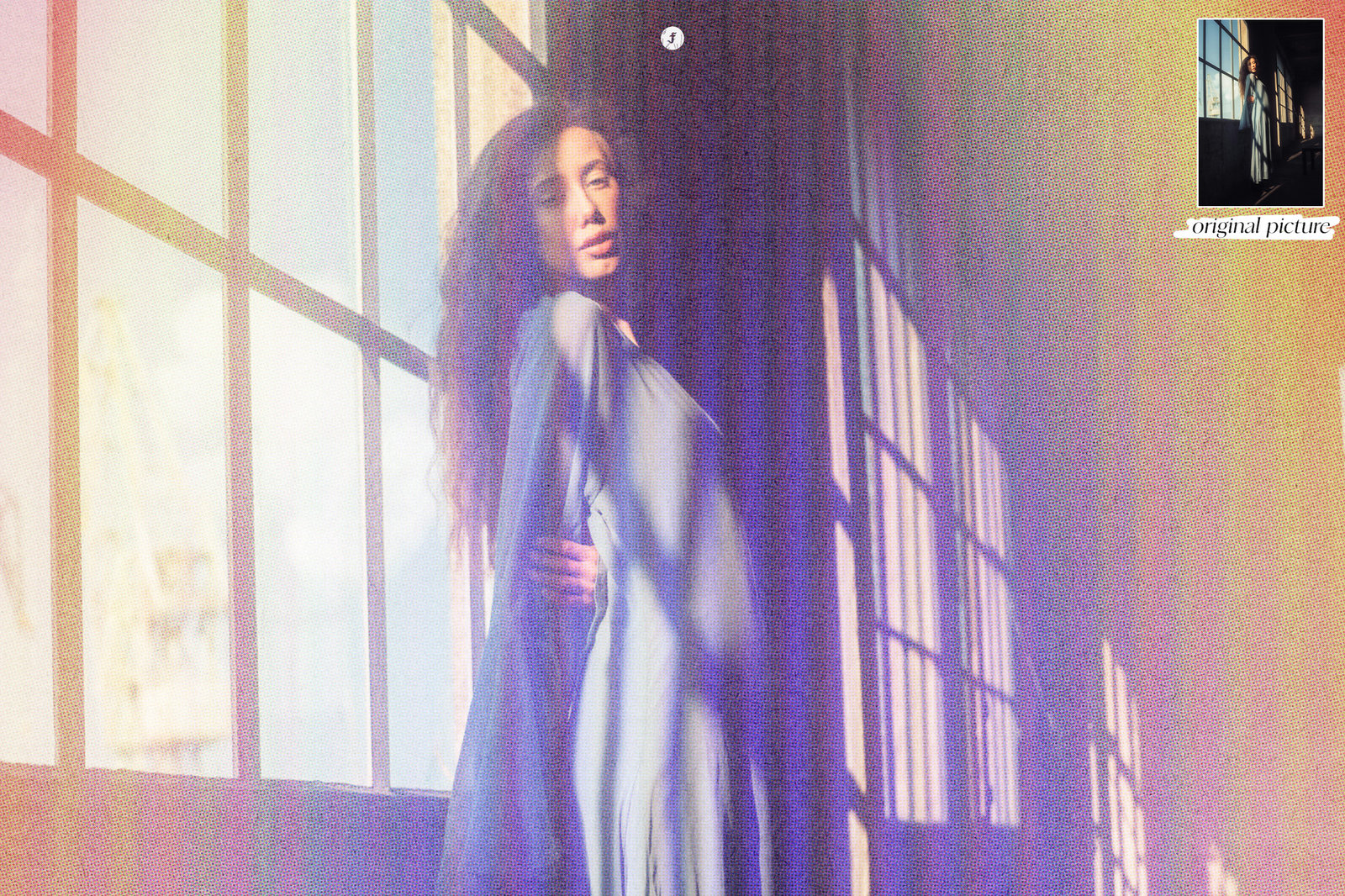 Energy Field Halftone Backgrounds