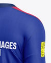 Soccer Kit Mockup - Back Half Side View