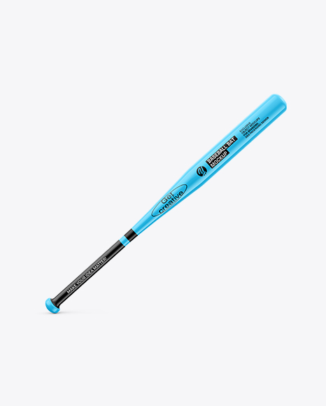 Glossy Baseball Bat Mockup