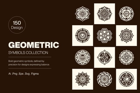 Geometric Symbols Art Set - Graphics