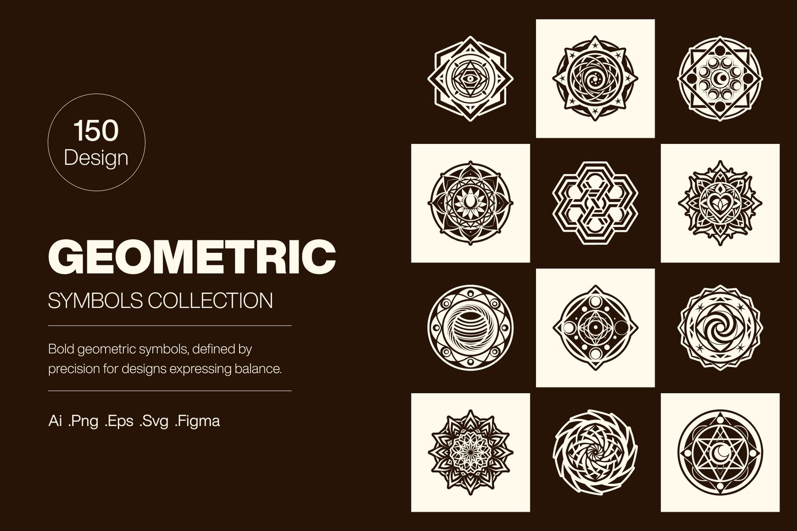 Geometric Symbols Art Set