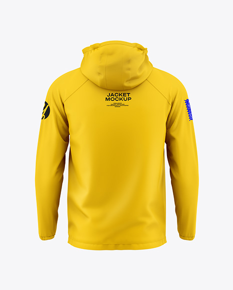 Men's Windbreaker Jacket Mockup