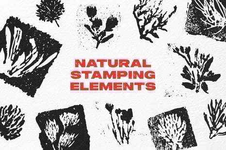 Natural Stamping Elements - Graphics