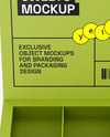 Opened Empty Box for Chocolate Sweets Mockup