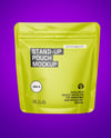Matte Stand-up Pouch Mockup