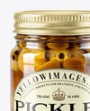 Glass Jar with Porcini Mushrooms Mockup