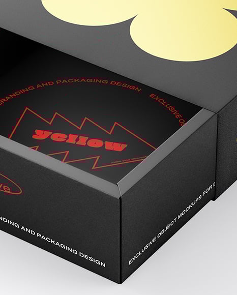 Box with Chocolates Mockup