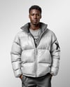 Black Man Wearing Puffer Jacket and Pants Mockup