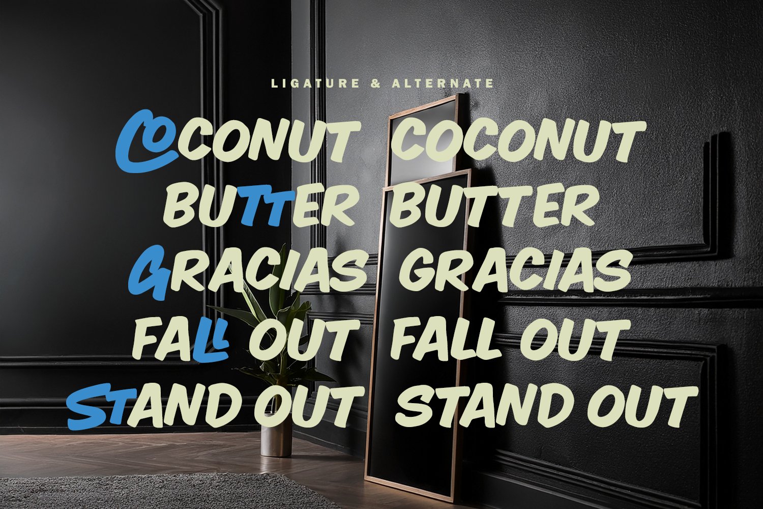 Copasty Lingers Bold Playful Handmade Brush Font