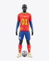 Soccer Kit w/ Mannequin Mockup - Front View