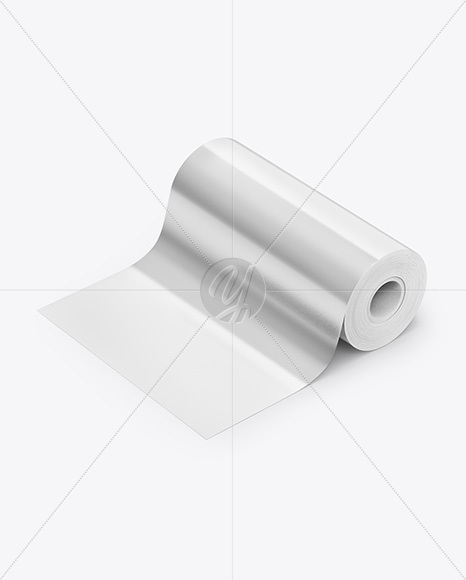 Metallic Film Roll Mockup