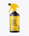 16oz Matte Spray Bottle Mockup