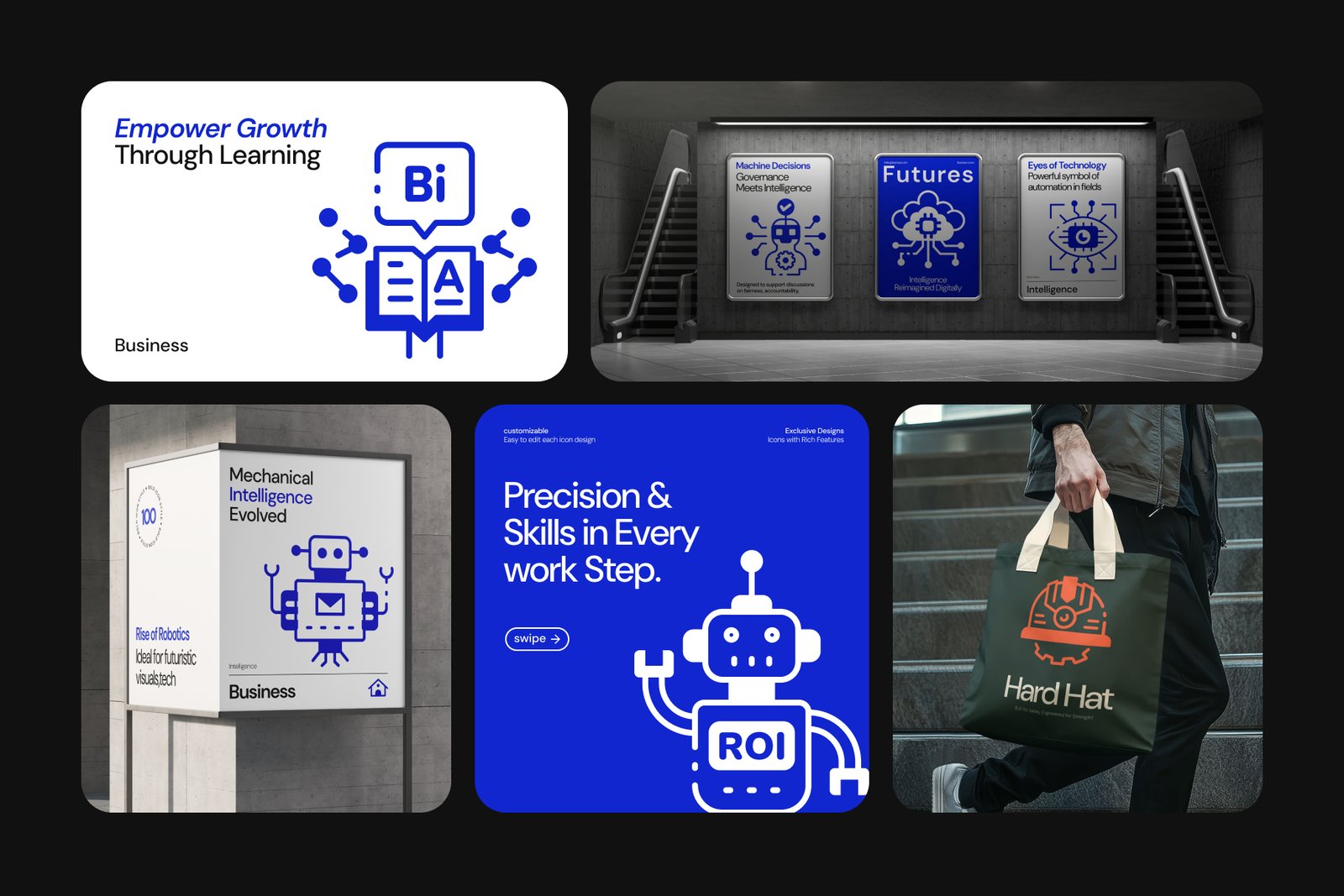 Business Intelligence Icon Set