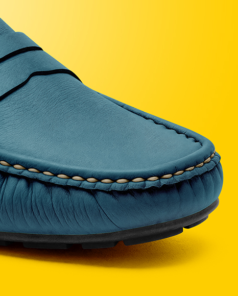 Women's Leather Moccasin Mockup