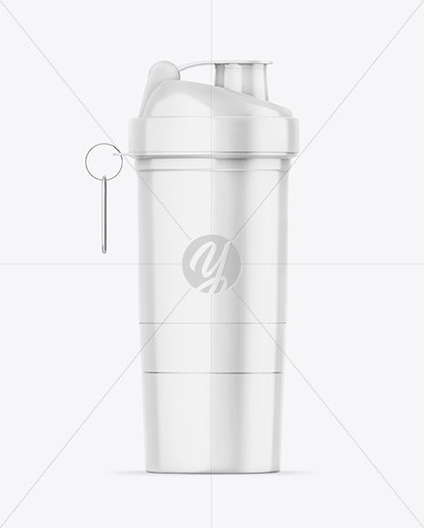 Glossy Sports Bottle Mockup