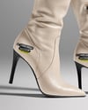 Pair of High-Knee Boots on Women's Legs Mockup