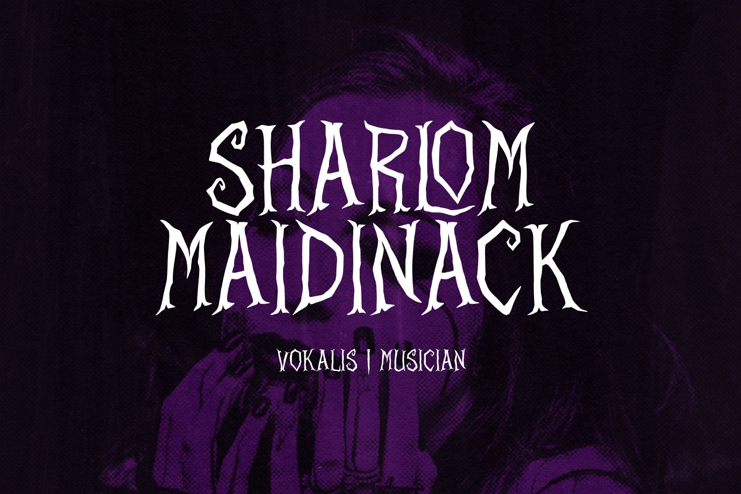 Magicluzzk Gothic Horror Display Font