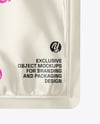 Glossy Sachet Mockup