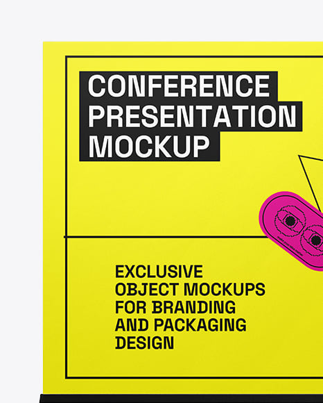 Conference Presentation Backdrop Mockup