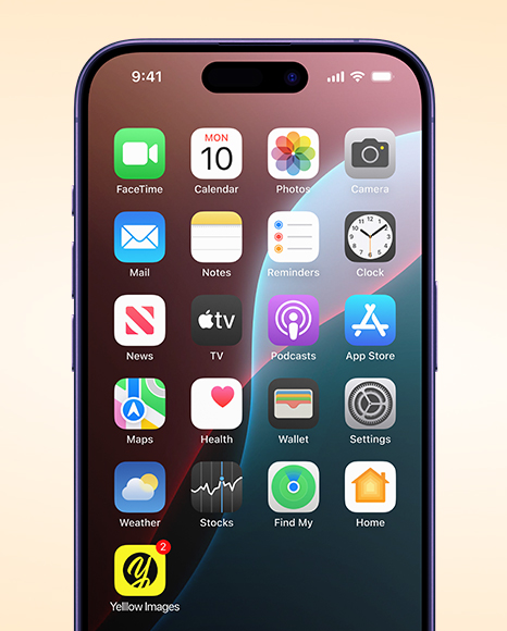 Apple Iphone on the Branch Mockup