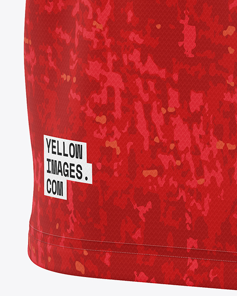 Soccer Jersey Mockup - Back Half Side View
