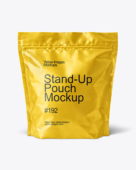 Stand-up Pouch Mockup - PSD Mockups