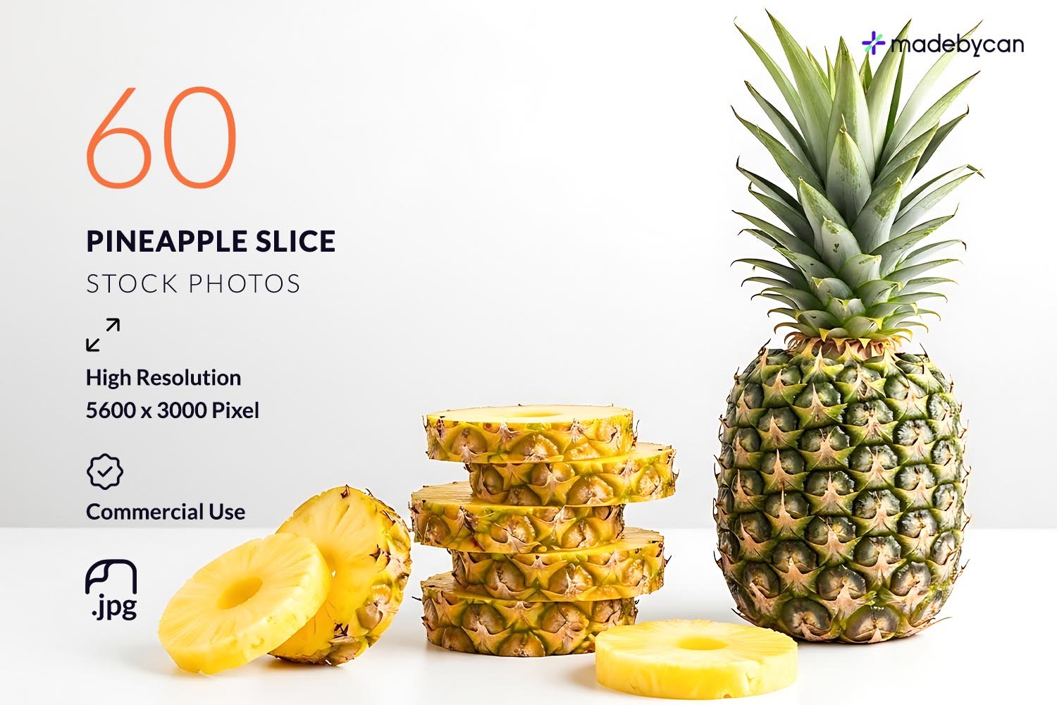 105 Pineapple Slice Stock Photos – Fresh Tropical Fruit Photography