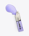 Opened Matte Stick Sachet with Liquid Mockup