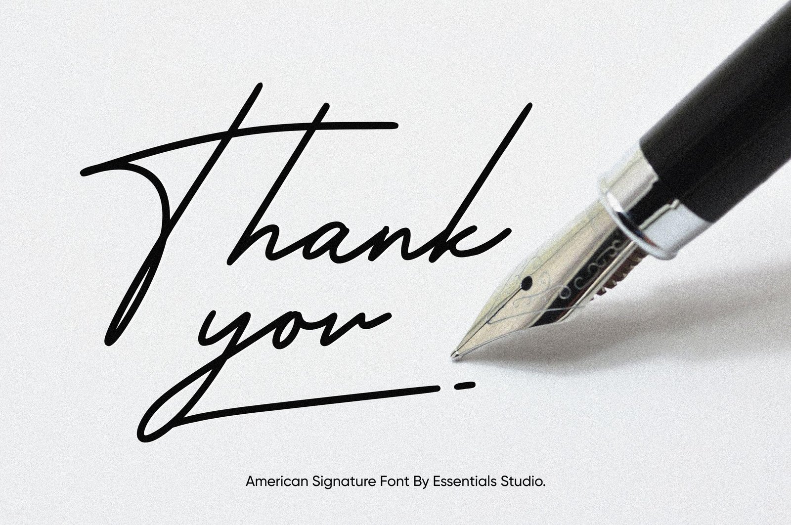 American Signature - Casual Monoline Signature Font