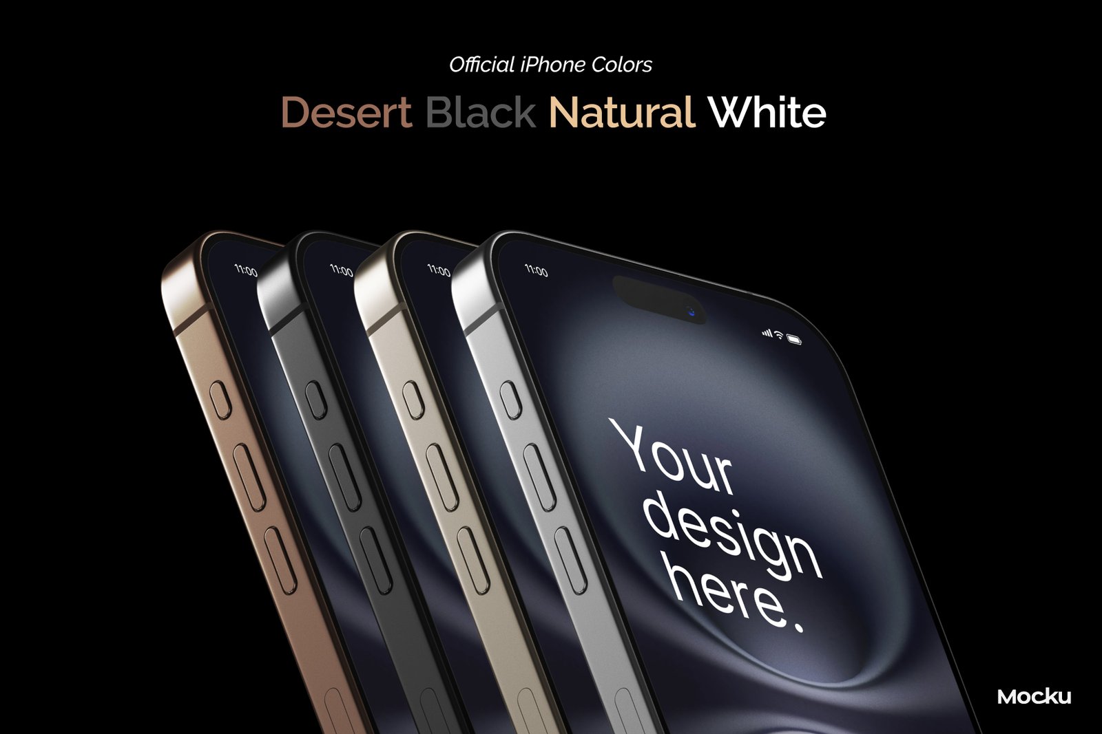 Iphone 16 Mockups - Industrial set