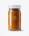 Jar with Garam Masala Seasoning Mockup