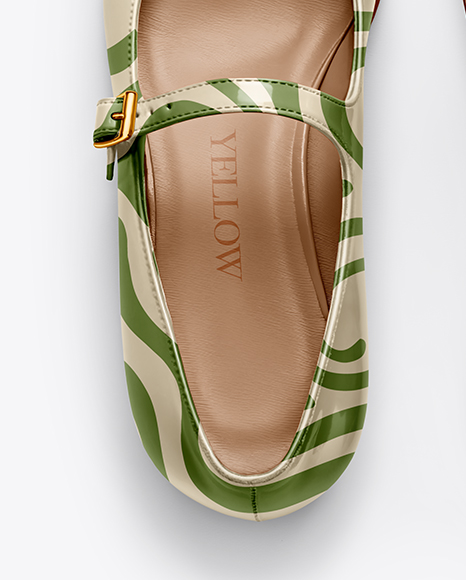 Pair of Mary Janes Mockup
